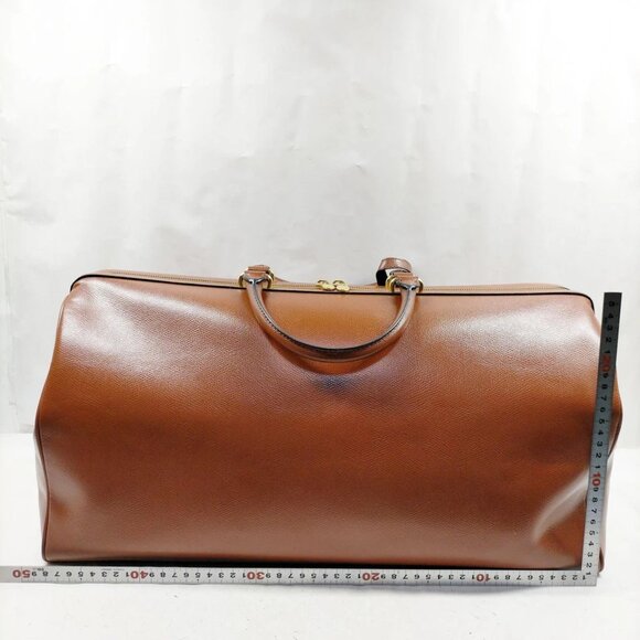 CELINE Boston Bag Brown Leather 326-052925 - Picture 2 of 13